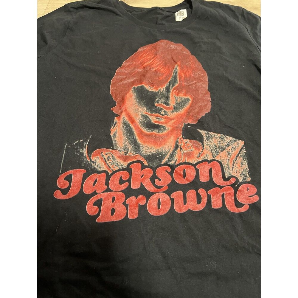 Jackson Browne Women's Size XL Black Shirt Short Sleeve - Picture 2 of 6